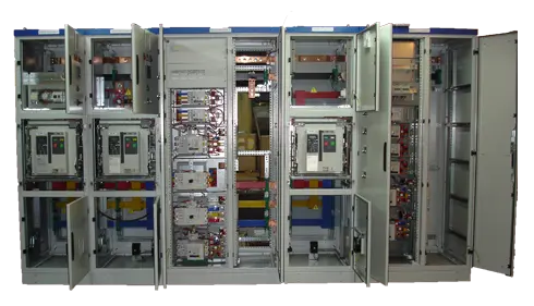 Low voltage power distribution electrical panel